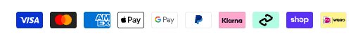 Accepted payment methods
